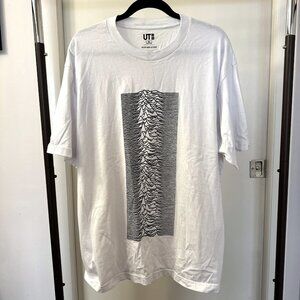 JOY DIVISION UNIQLO UT Peter Saville Remix Unknown Pleasures White T-shirt - XL